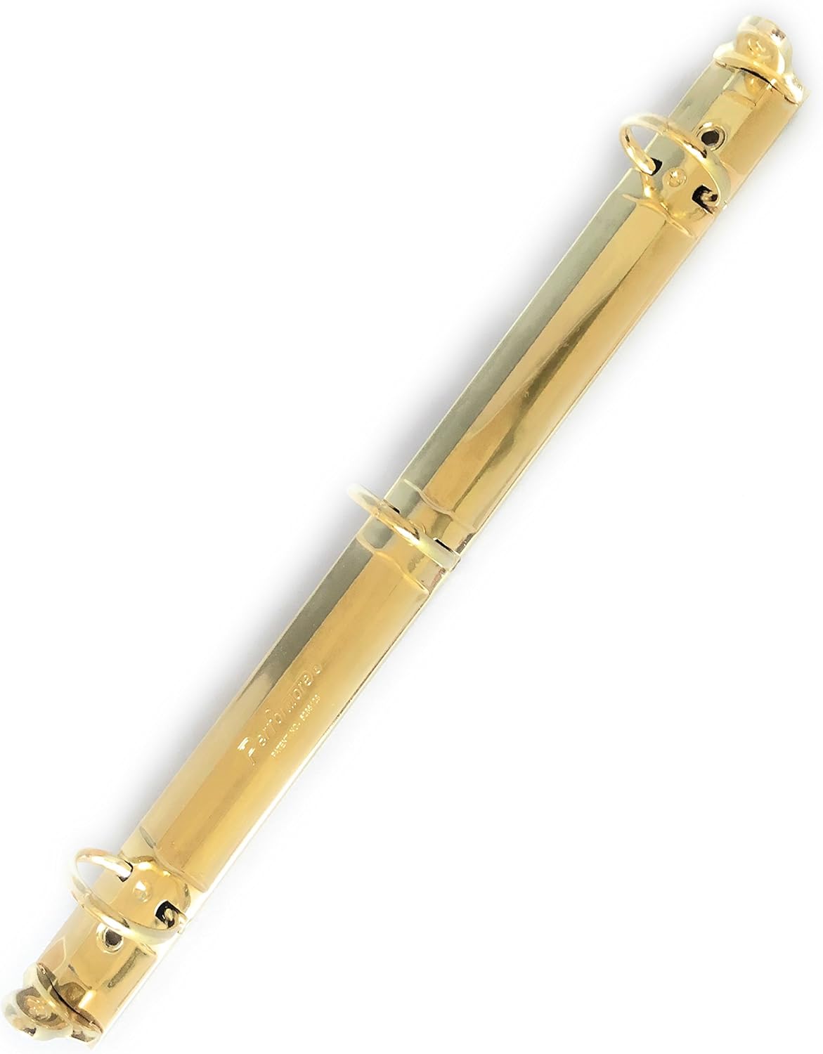 Brass Ring Binder Mechanism, 3 Round 1 1/2 inch Rings, 11