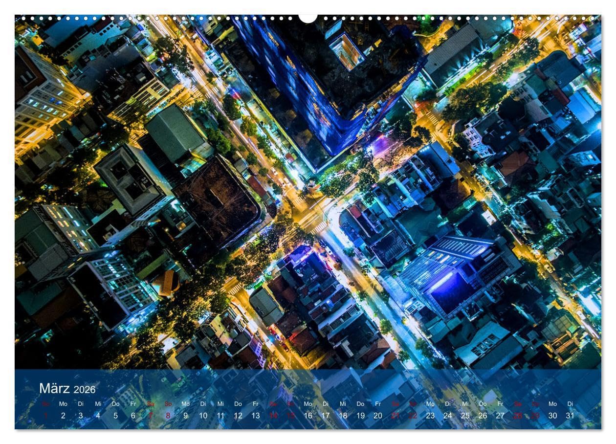 Traffic Lights - Großstadtverkehr der schönsten Metropolen von oben (hochwertiger Premium Wandkalender 2026 DIN A2 quer), Kunstdruck in Hochglanz: ... aufregender Weltstädte (CALVENDO Orte)