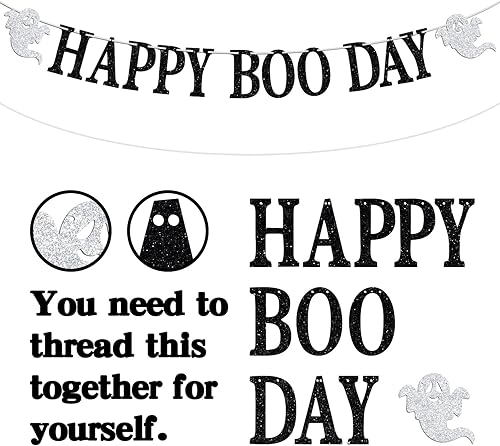 Miniatura 7 de Cartel de feliz día de abucheo, cartel de Halloween de primer cumpleaños, murciélago fantasma de Halloween, 1er cumpleañosbaby shower, suministros