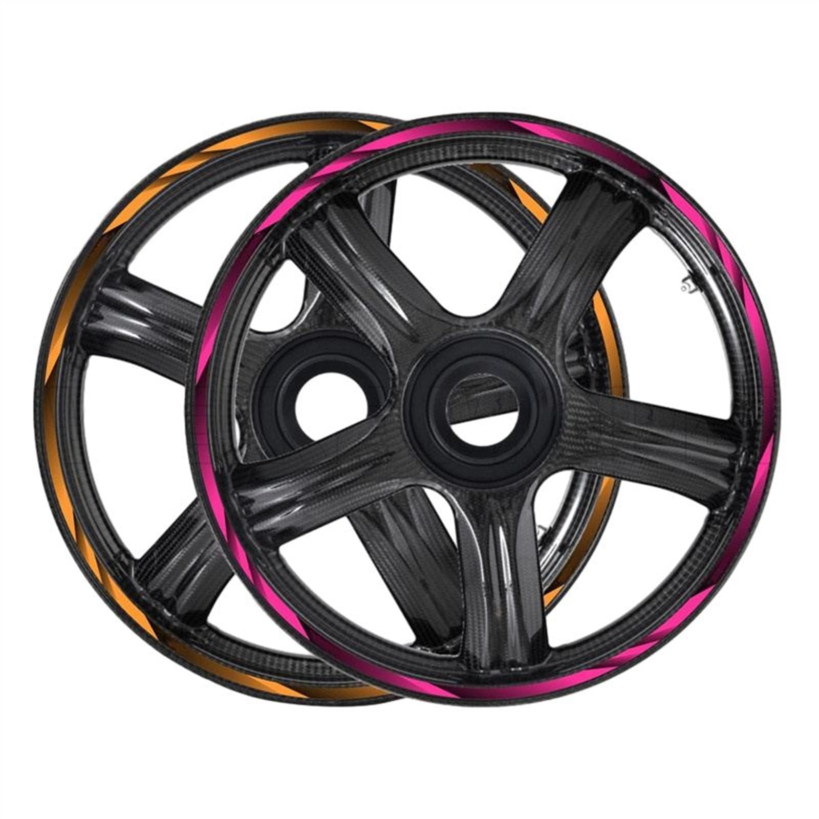 Frynuzb A7 Applique For For Hypermotard For Hyperstrada 1100 Evo 796 939 950 Motorcycle Wheel Frame Rim Sticker Decal Stripe 17"(A7)