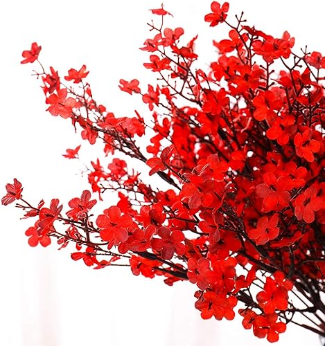 Miniatura 17 de 15 piezas de flores artificiales de seda artificial de tacto real, ramos florales de bricolaje, decoración de bodas, fiestas, arreglos de blanco