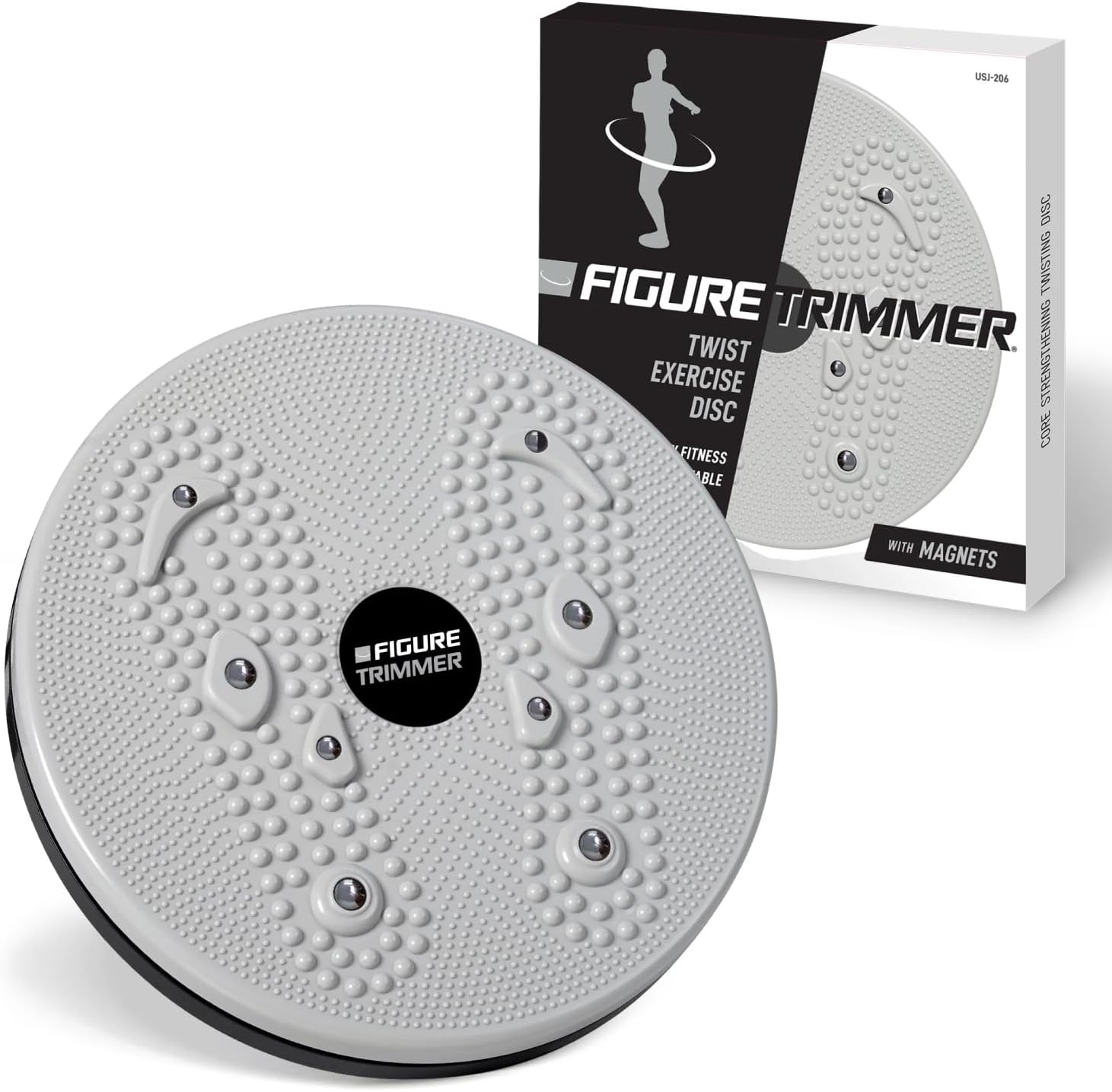 Ab Twister Board for Exercise Waist Twisting Disc with Acupressure Nodes by Daiwa Felicity
