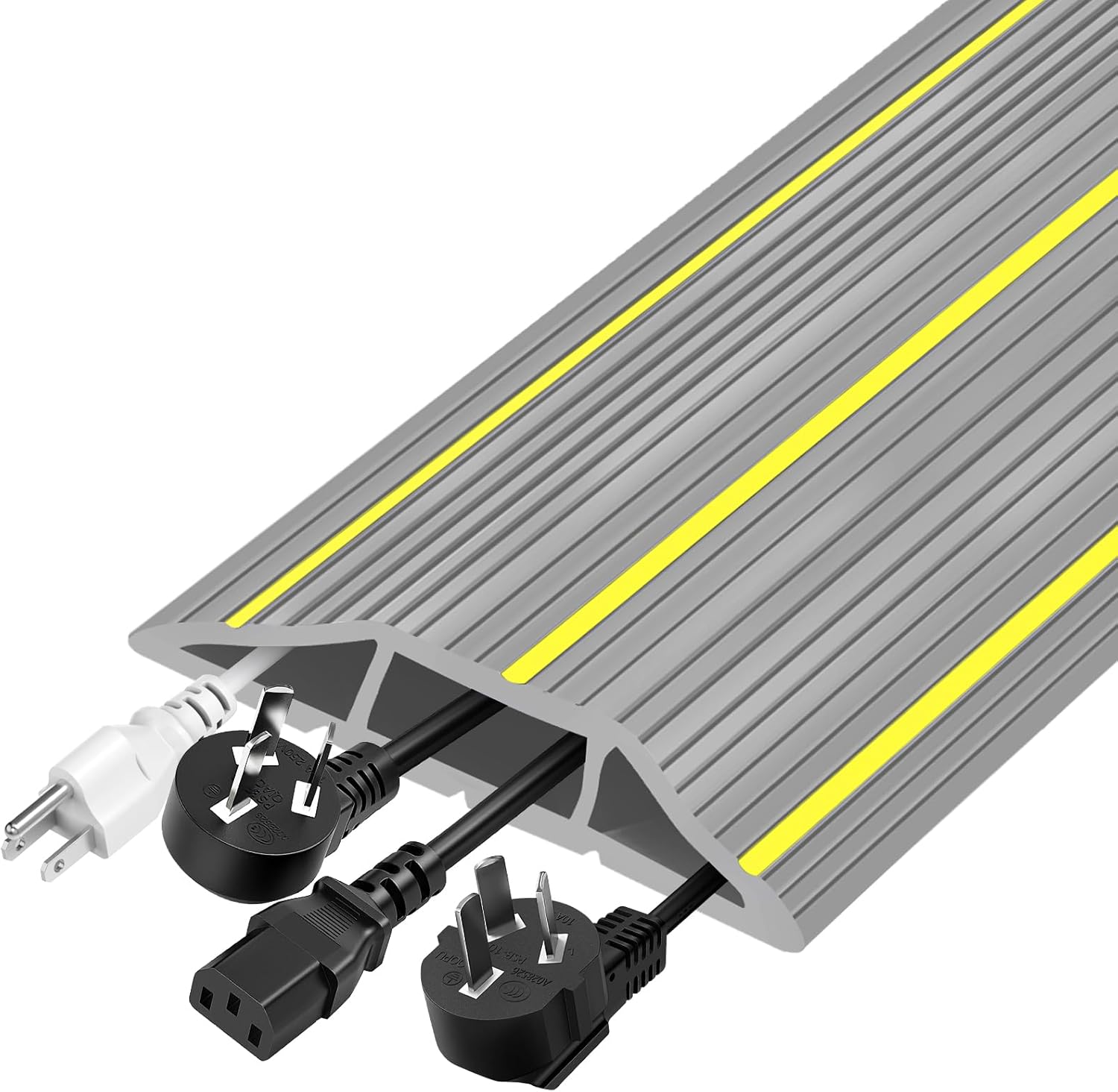 Floor Cord Cover, 6.5 ft Heavy Duty Floor Cable Cover 3