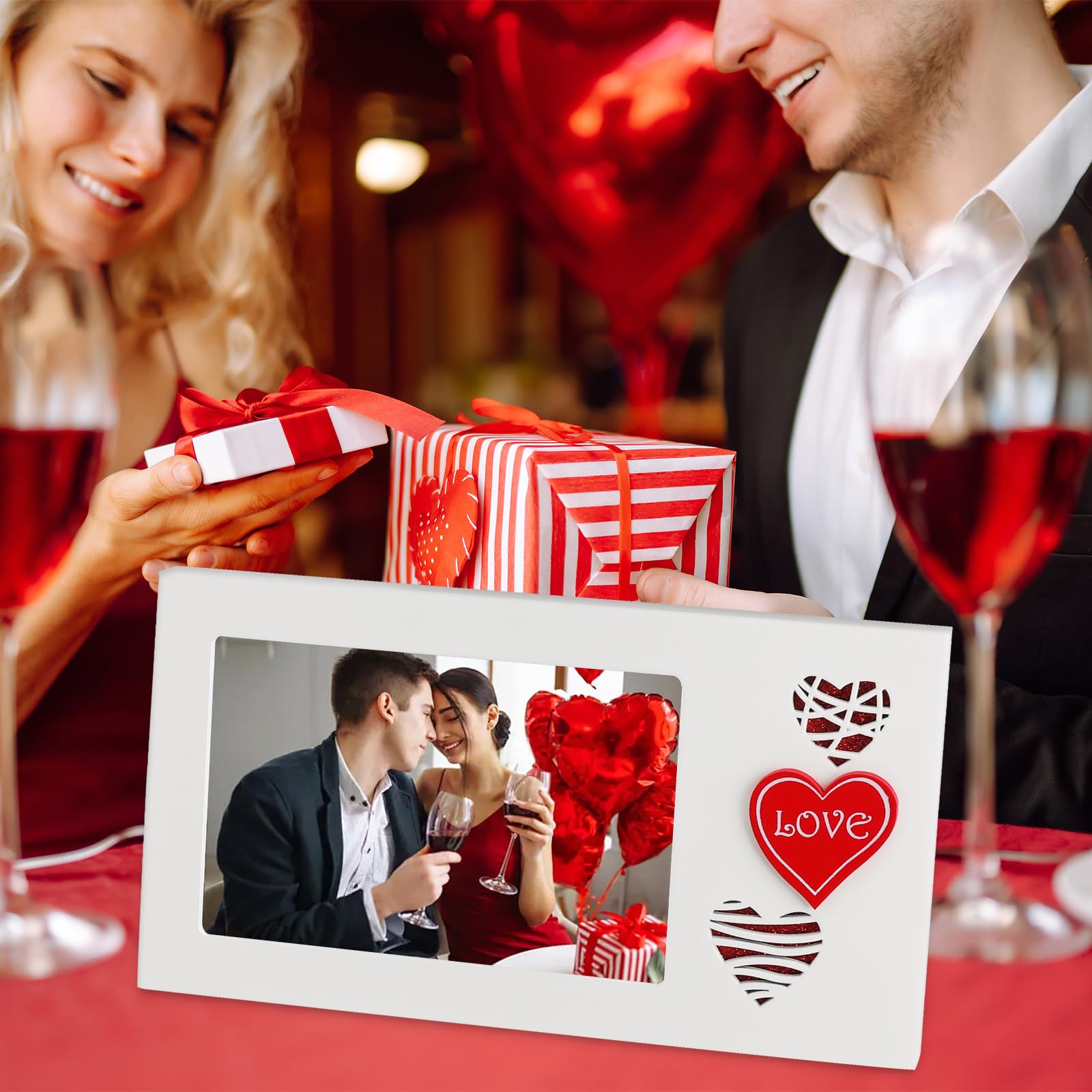 Regala per San Valentino la Cornice Portafoto Love e Amore