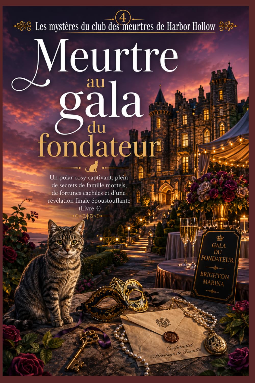 Meurtre au gala du fondateur: Un polar cosy captivant, plein de secrets de famille mortels, de fortunes cachées et d'une révélation finale ... du club des meurtres de Harbor Hollow)