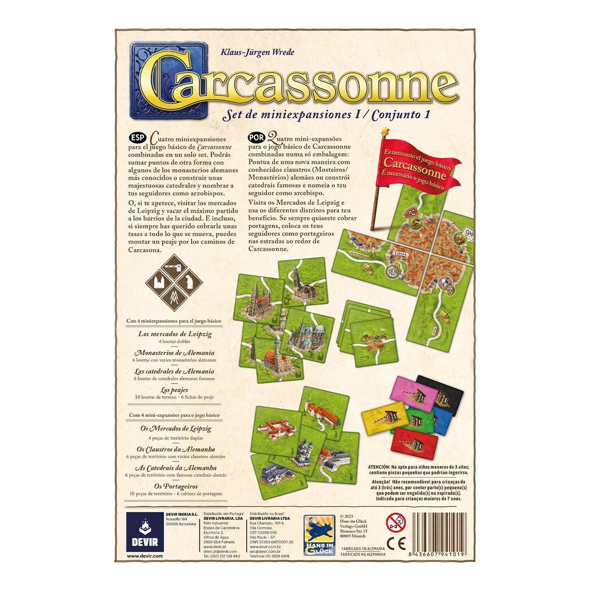 Devir Carcassonne EXPANSIONS Reunited