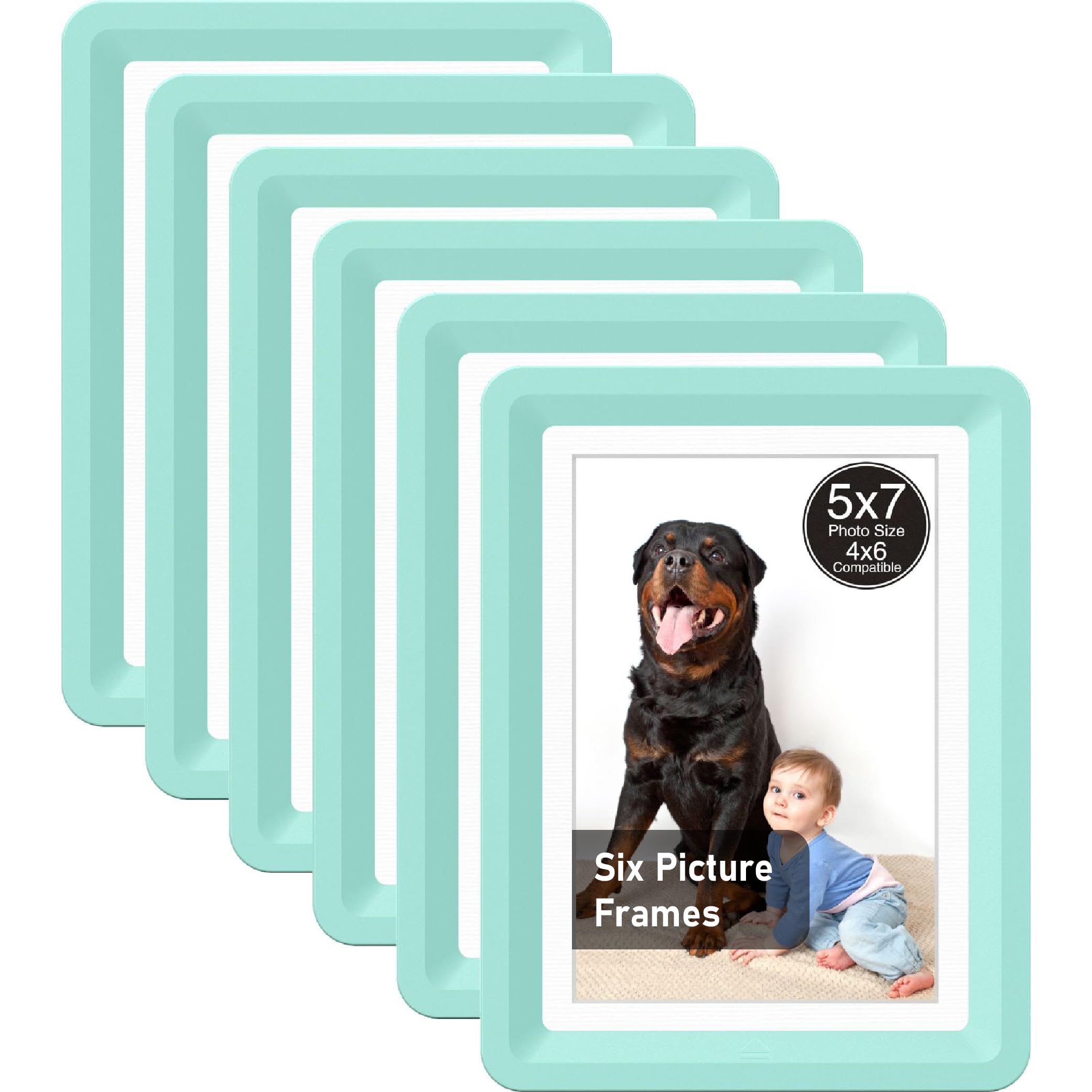 Cadres photo assemblage en 5 secondes lot de 6 pieces de table anti-stress