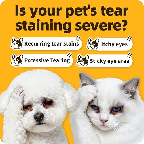 Miniatura 2 de Cassiel pet Solución oral de esencia de glándula lagrimal para eliminar manchas lagrimales, reducir la producción de lágrimas, aliviar el