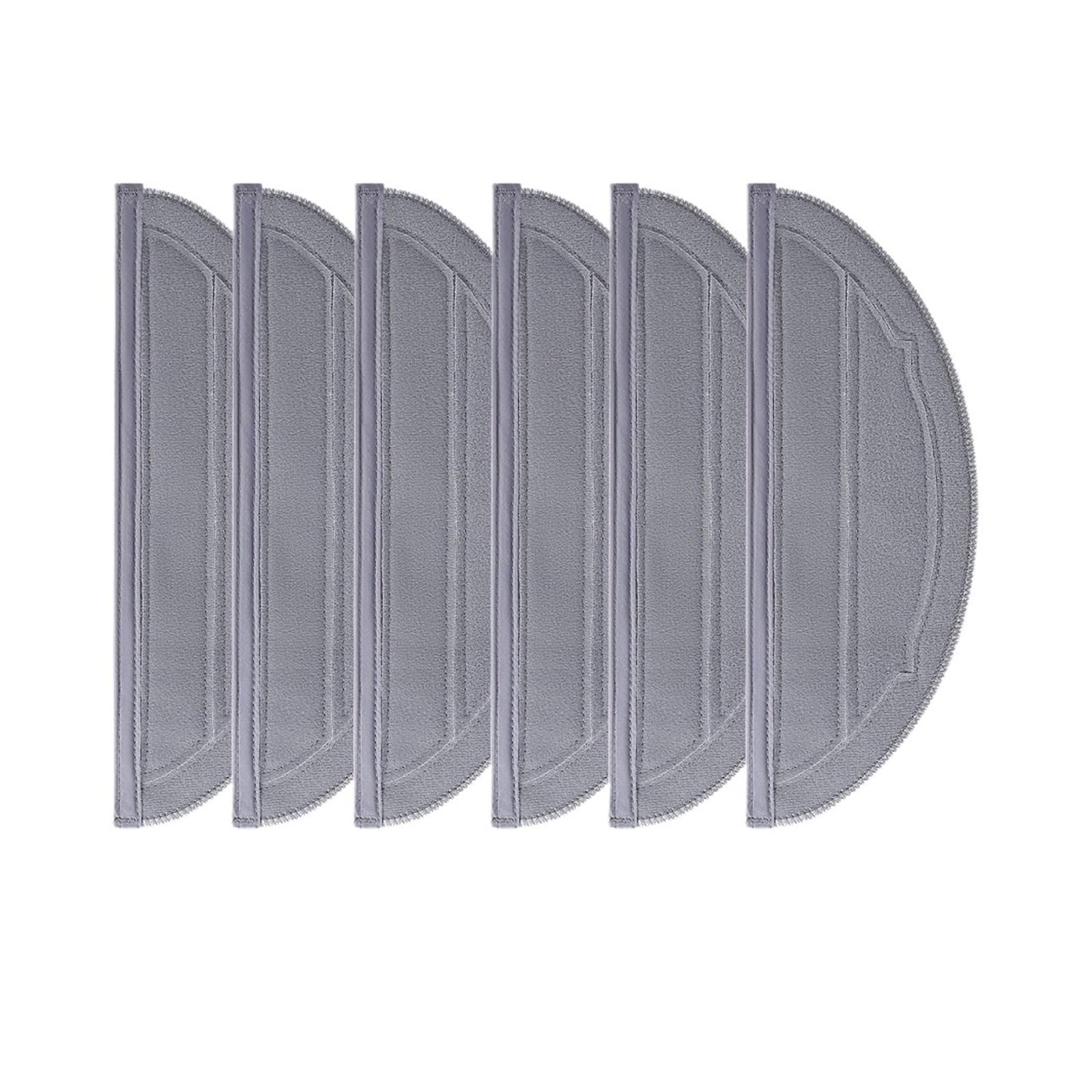 Mop Cloths，Compatible For Roborock，Q10 S5 Q10 S5+ Q10 VF Q10 VF+ Q10V Q10V+ S8 Pro S8 Pro+ Washable Mop Wipeds Pad Replacement Part(6pcs)