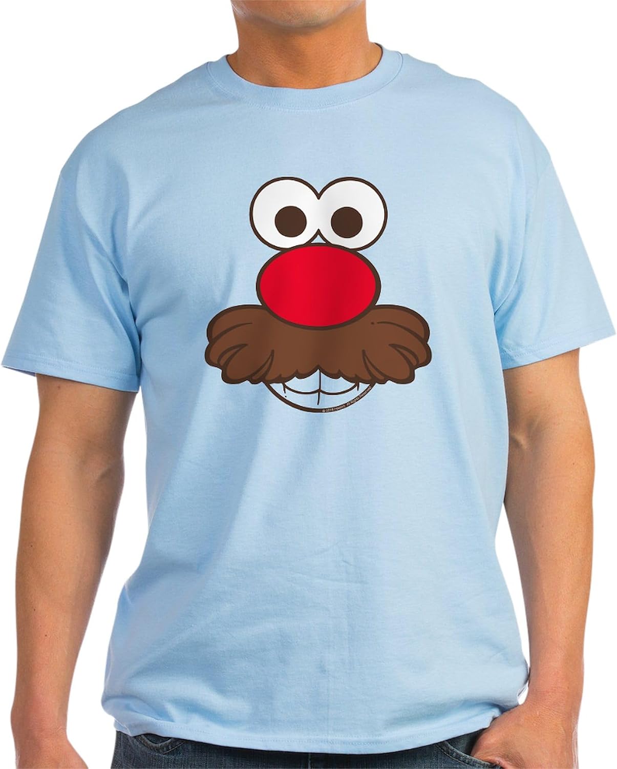 CafePress Mr. Potato Head Dark T Shirt Men's 100% Cotton, Classic Graphic White T-Shirt