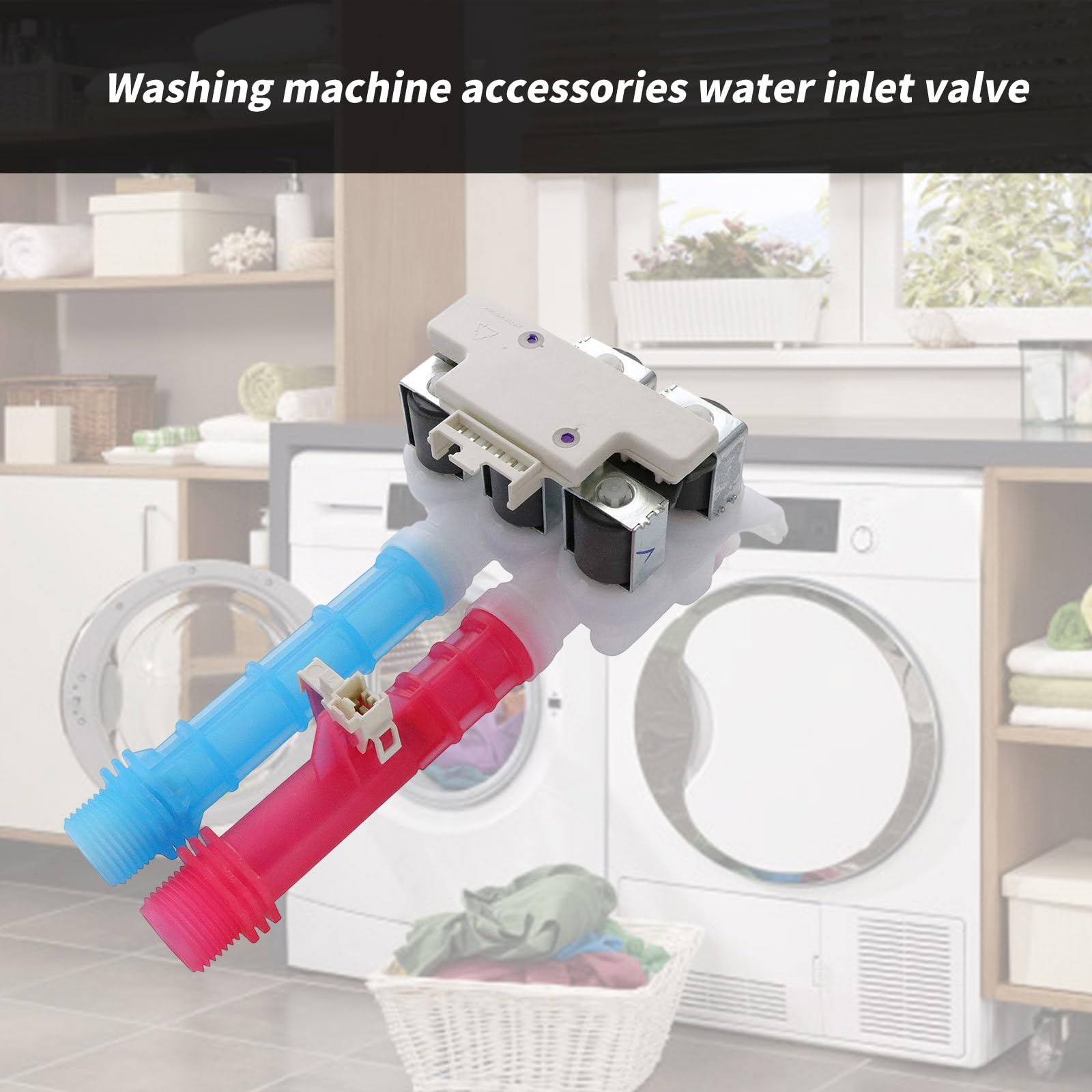 Adaptador de solenoide de entrada de agua para lavadora de repuesto para 5304528029 5304514790 5304522534 AP7014477 PS16544354 Accesorios adaptador de entrada de lavadora