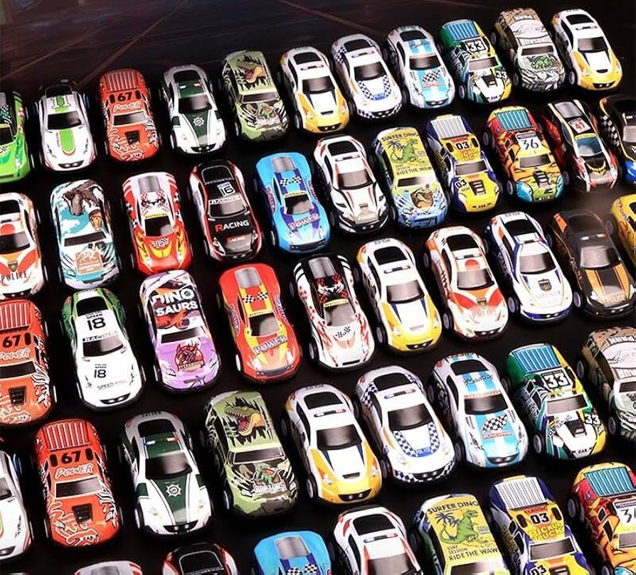 Amazon.co.jp: MOMOAO 車おもちゃ レースカー 48PCS ミニカー おもちゃ