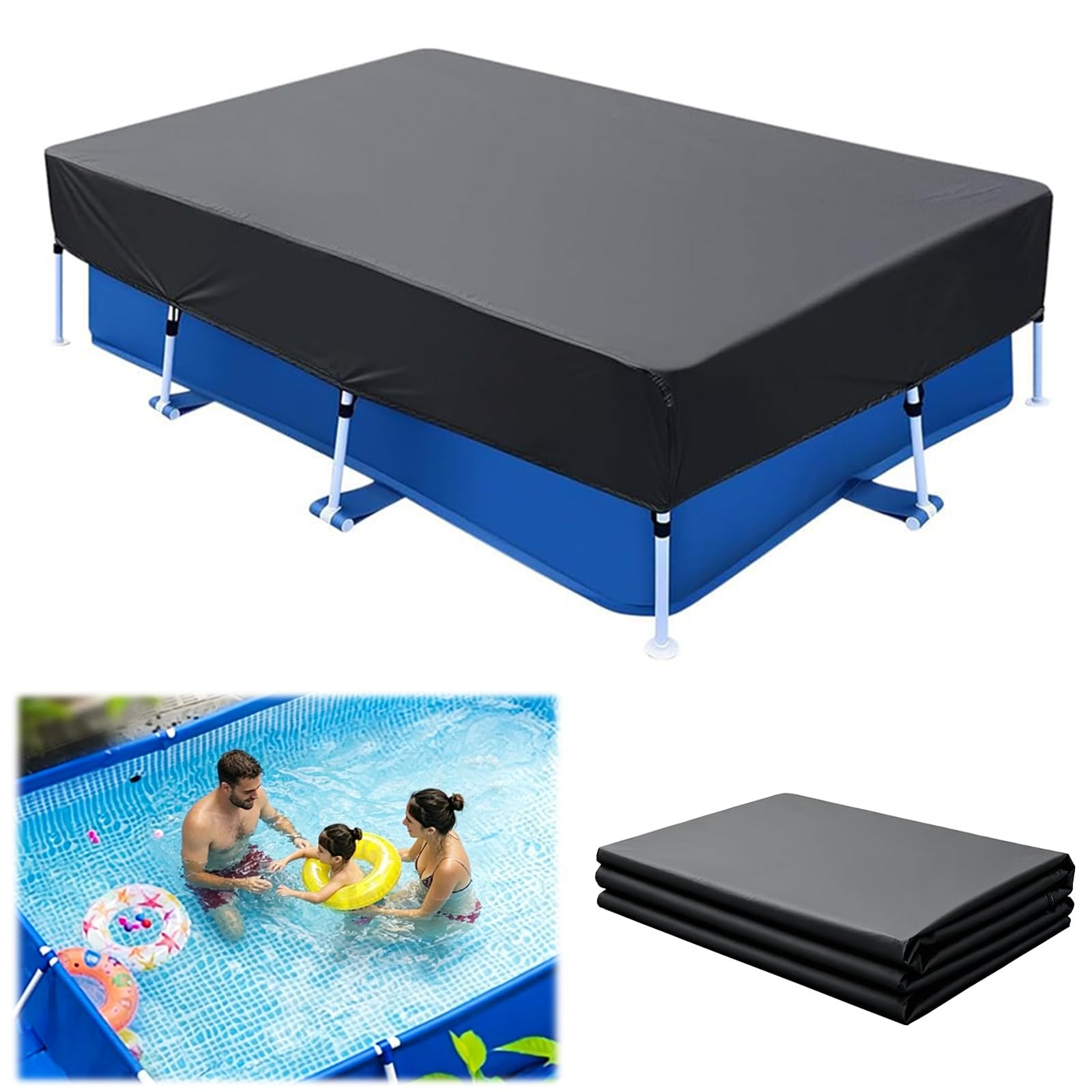 Bâche piscine rectangulaire pour protéger votre bassin cet été