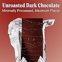 Vista 5 de Raaka Chocolate Bourbon Cask Aged 82% Chocolate negro Regalo de chocolate negro gourmet Orgánico, vegano, sin soja, sin gluten, Kosher Barras