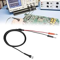 Vista 3 de Paquete de 2 cables coaxiales de 50 cables BNC macho a conector de enchufe banana Cables de sonda de prueba para generadores de osciloscopios