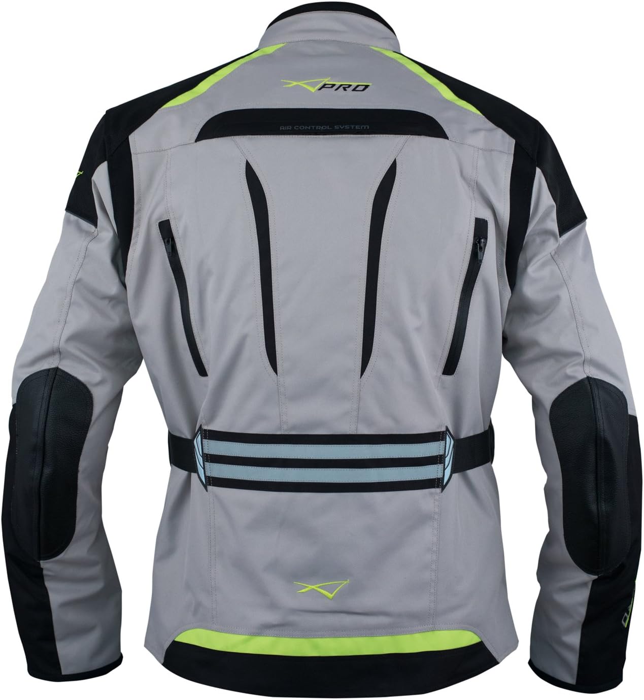 Motorcycle Textile Jacket Motorbike Armor CE Touring Waterproof Grey XL : Automotive