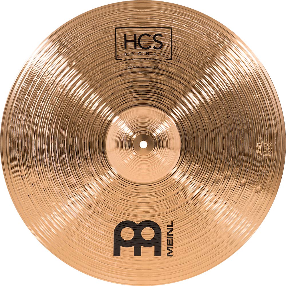 Meinl Cymbals HCS Bronze Cymbale Ride Medium Heavy 20 pouces (50,80cm) pour Batterie – B8 Bronze, Finition Traditionnelle, Fabriquée en Allemagne (HCSB20MHR)