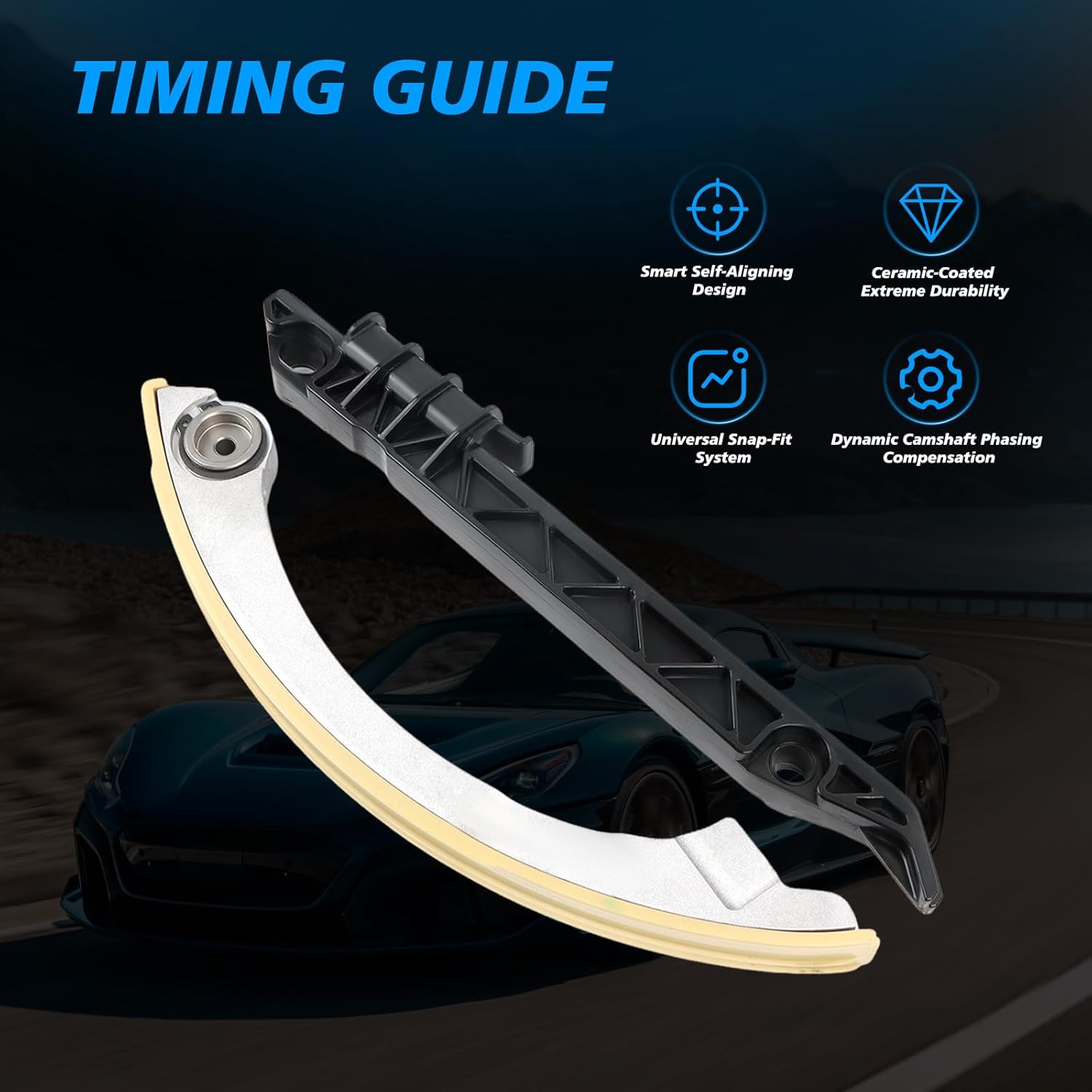 Timing Chain Kit VVT Sprocket Gasket Set w/Oil Pump Tensioner Rail Fits for 2012-2014 SLK250 1.8L, for 2012-2013 C250 1.8L, for 2012 C250 2.5L 3.5L #Replace 2710520640 52345200 2710300963