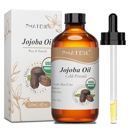 PHATOIL USDA Organic Jojoba Oil 4 Fl Oz