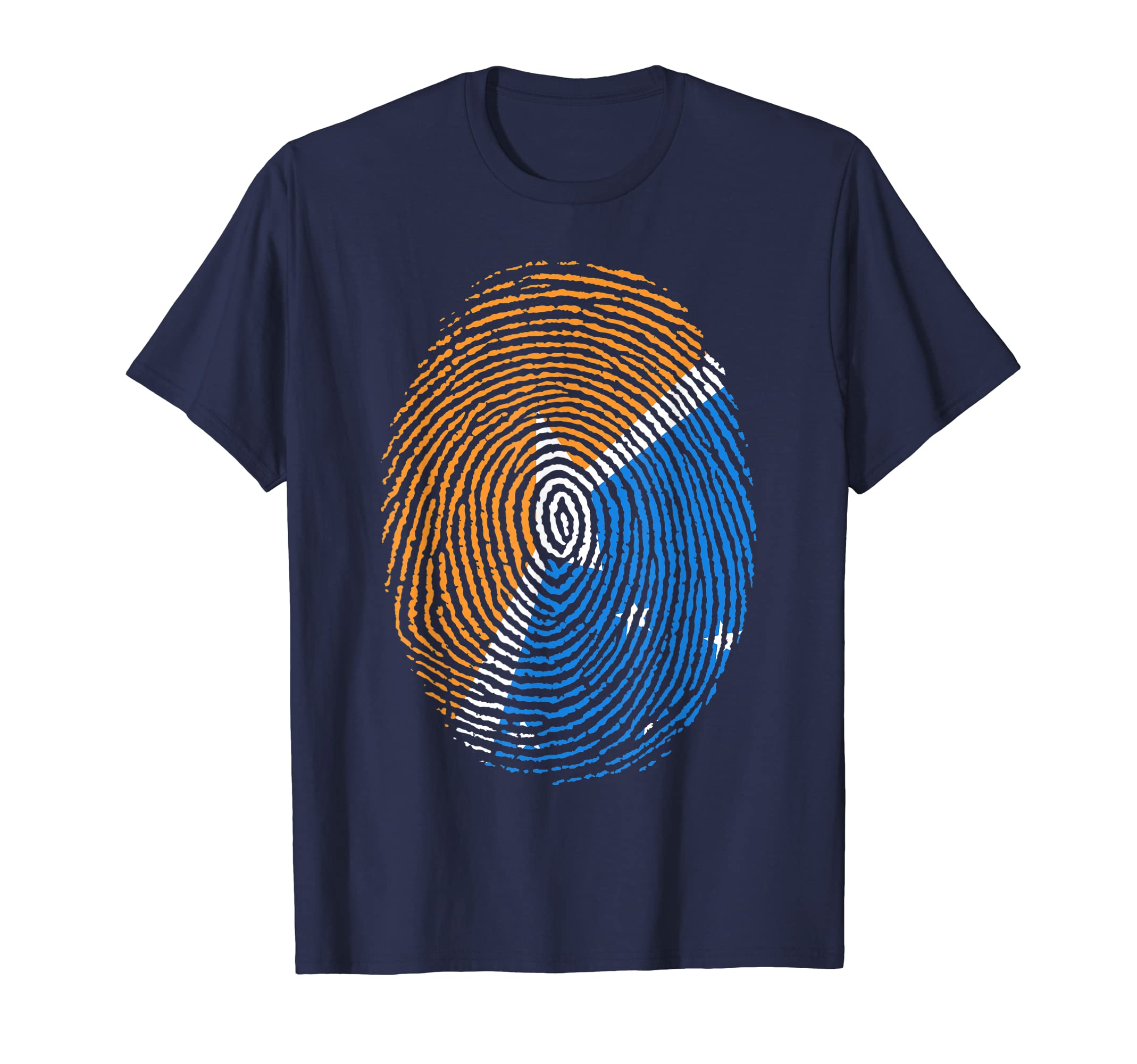 Argentine Antarctica Flag DNA Fingerprint Men Women Kids T-Shirt