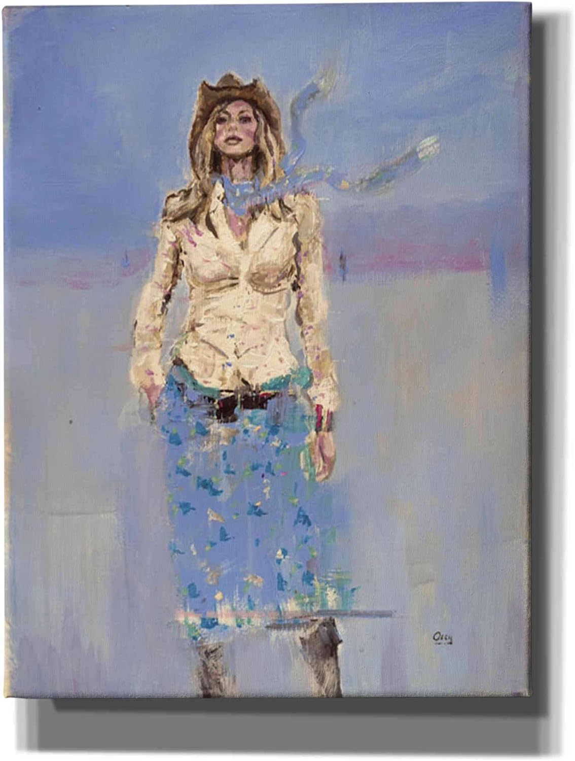Epic Graffiti 'Dolly' by Oscar Alvarez Pardo, Canvas Wall Art, 12"x16"