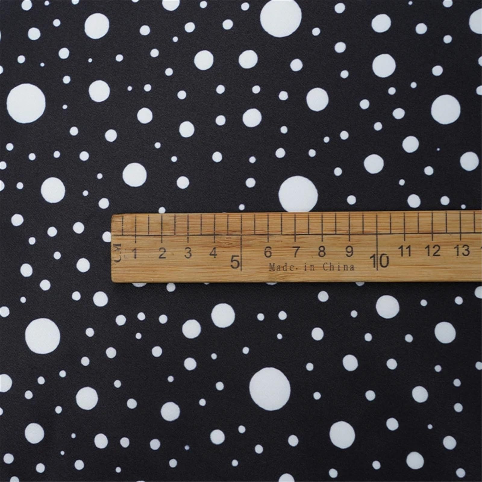 Tela de lunares Tela satinada suave y transpirable con estampado de puntos for vestidos, faldas tirantes, ropa for niños, pijamas, materiales costura DIY, 0,5 m/1m/5m(Color2,500x150cm)