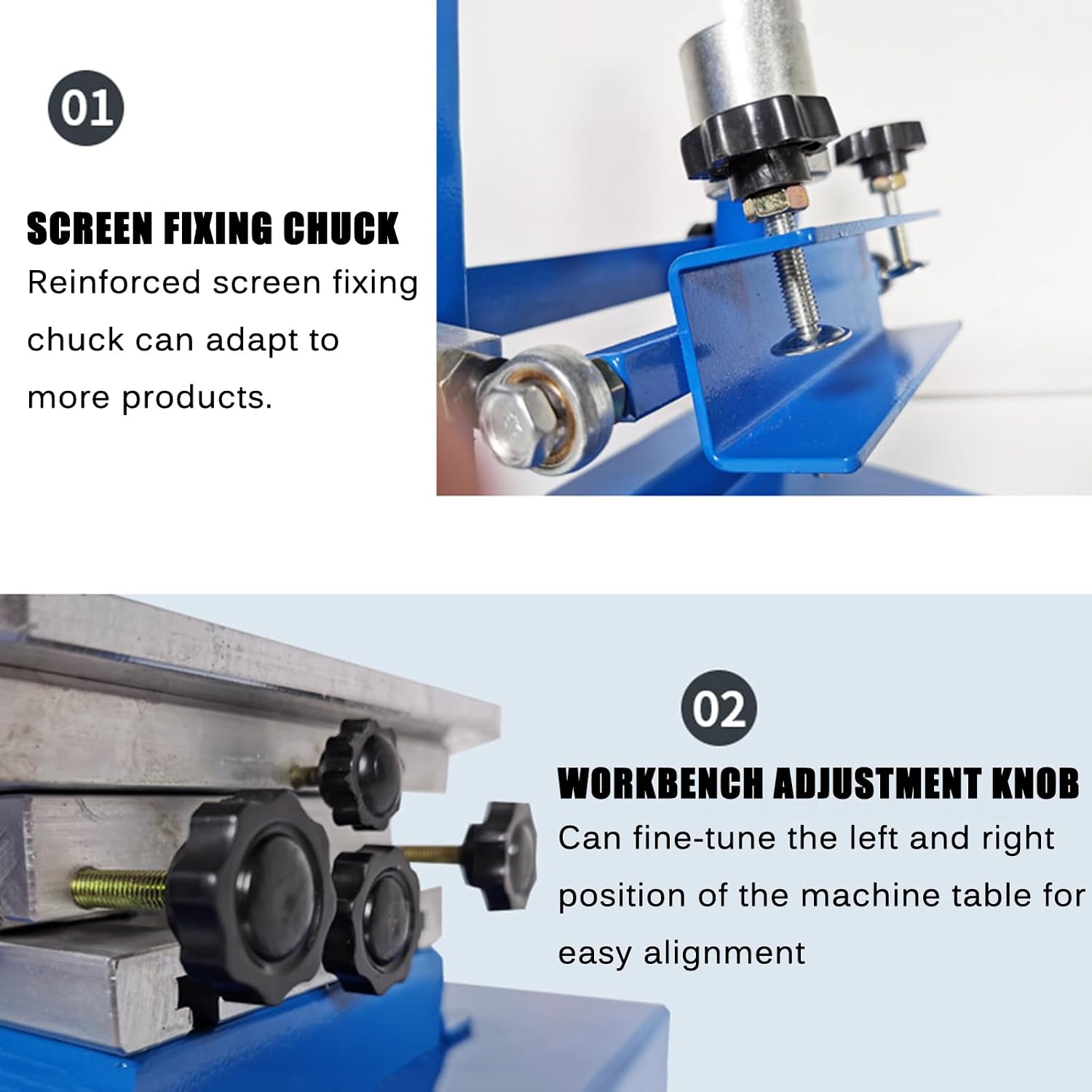 Screen Printing Machine, Screen Printing Kit Press T-Shirt Printing Machine, Workbench 240 * 130mm, Printing Speed 20pc/h, for T-Shirt DIY Printing