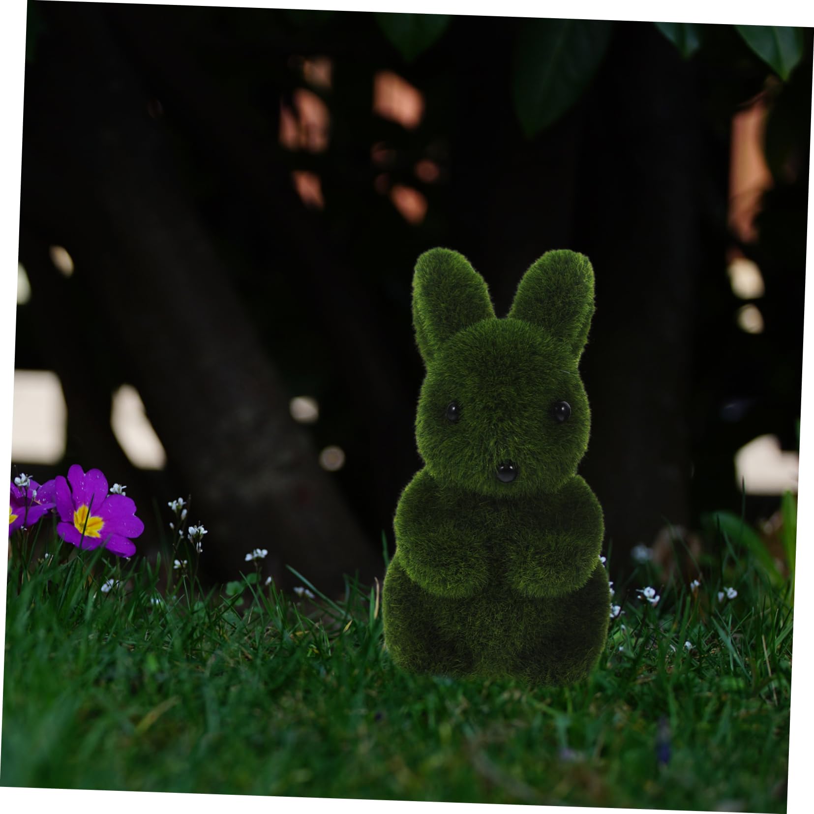 BESTonZON 5 Ensembles Décoration De Lapin Simulé Bricolage Farci Mignon Accessoires Décorations Doux en Forme De Lapin Peluche Green Flocage 2 * 5