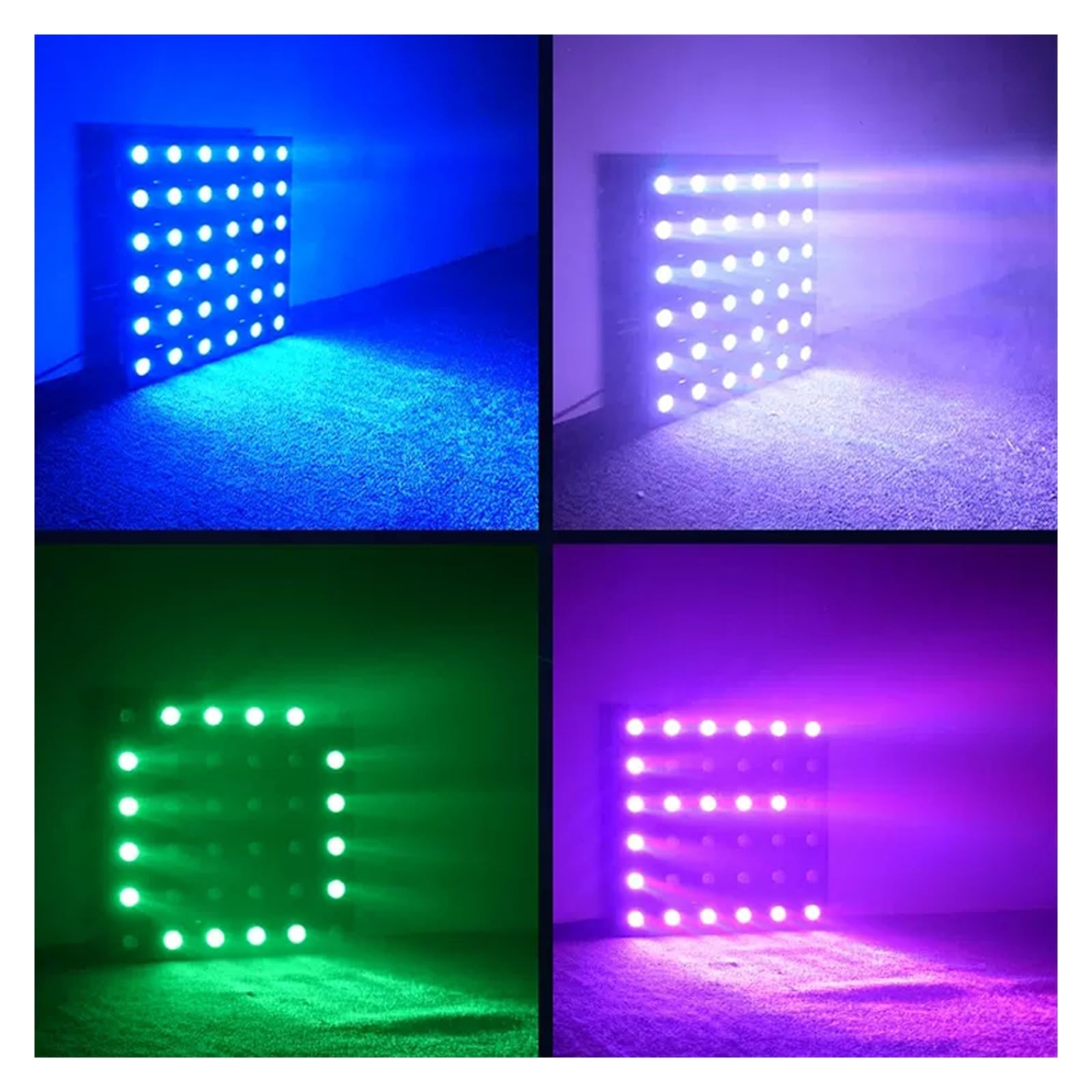 Światła sceniczne, RGBW 3w1 piksele LED Matrix Lights 5 * 5LED ekran Light DMX512 Blinder do powodzi DJ Disco Party Stage