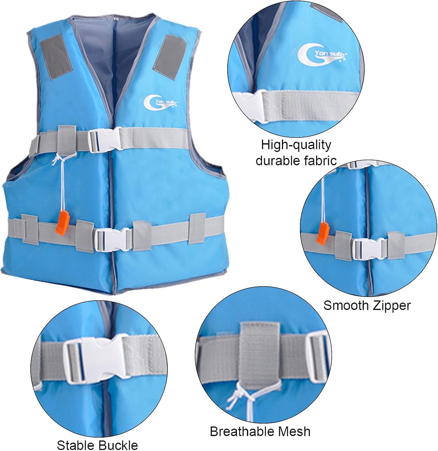 Life Jackets for Adults Water Sport Boating Jacket Outdoor