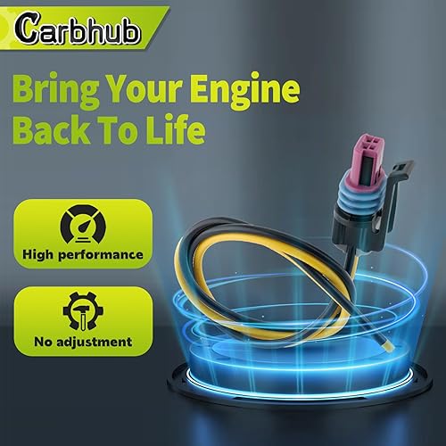 Miniatura 7 de Carbhub Coleta de alambre para GM LS de 2 hilos, para conector de sensor de temperatura del refrigerante, temperatura del agua LS1, interruptor de