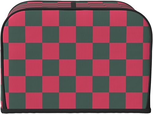 Miniatura 10 de Funda para máquina de pan de 2 rebanadas de color blanco y negro con bolsillos, cubierta para tostadora, protección de huellas dactilares, lavable a