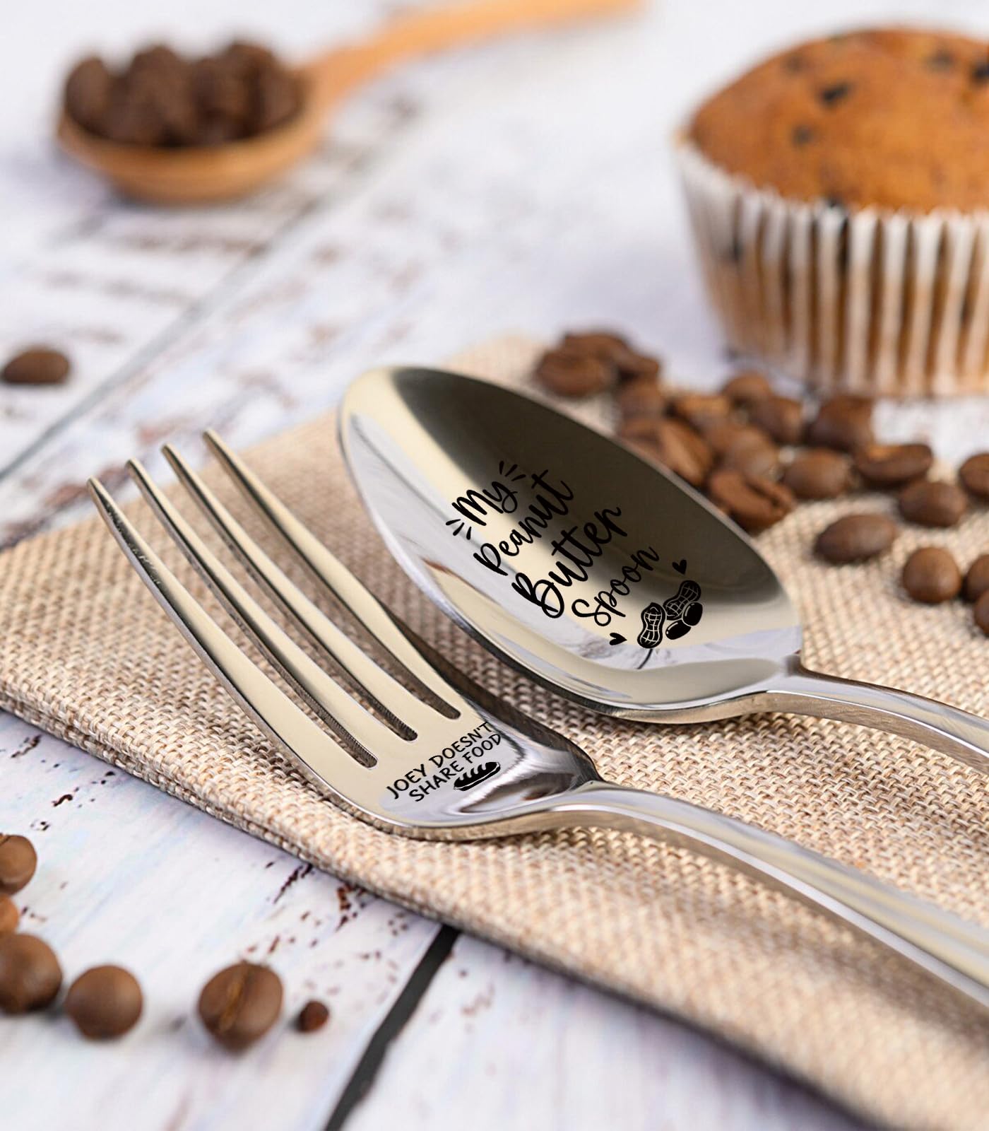 Mermaid Gifts Forks for Women Girls Dingle Hopper Fork for Wife Daughter Christmas Birthday Gift for Mermaid Lover Sister Friends Stainless Steel Dinner Forks