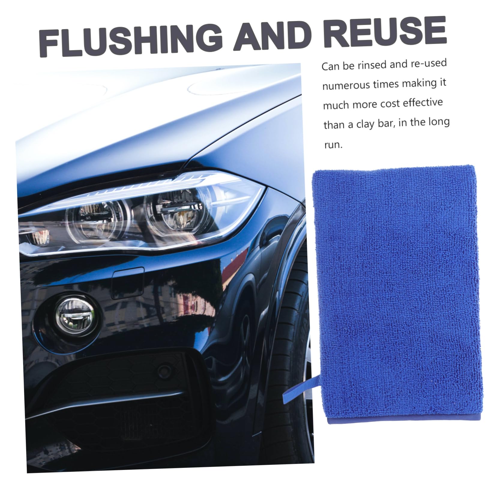 Mobestech 3piezas Guantes De Lavado De Arcilla para Automóviles Manopla De Limpieza De Superficie Elimina Contaminantes como Alquitrán y Polvo De Frenos Reutilizable y Fácil De Usar para