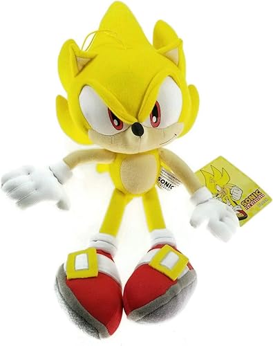 Miniatura 4 de Sonic The Hedgehog Great Eastern GE-8958 - Peluche de Super Sonic, 12 pulgadas