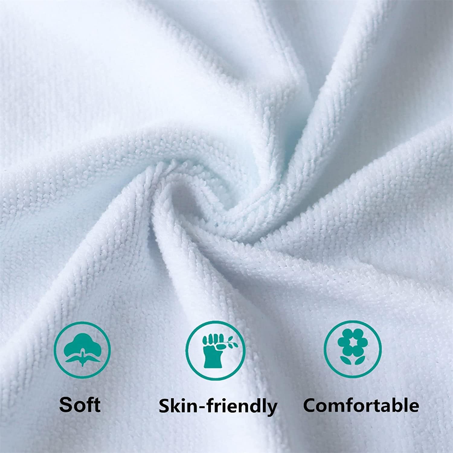 Toalla Playa Bambú Toallas Playa Grande Microfibra Anti Arena Blanco Playa Toallas para NiñA NiñO Adulto Piscina Toalha de Praia Mujer Hombre 100x200cm