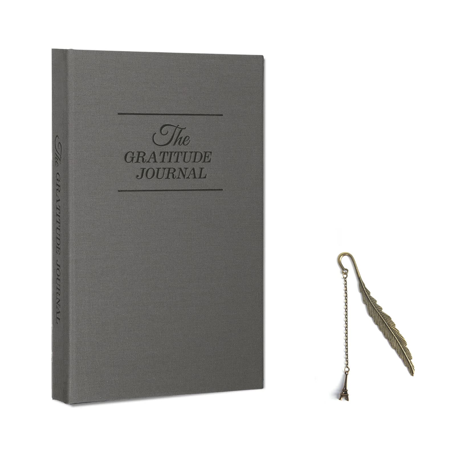 Gratitude Journal,Daily Planner, Organiser, Achieve Your Goals with more Motivation,Minutes a Day for more Self Care, Mental Health & Happiness A Daily Journal to Inspire a Happier (Grey)