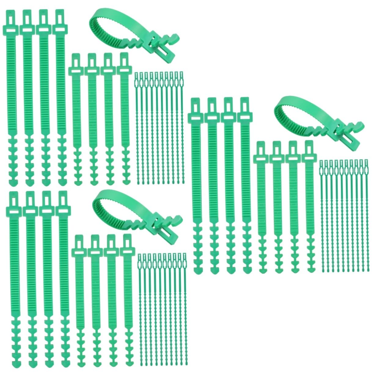 Sosoport 54pièces Réglables Caoutchouc pour De Sangles De Support pour Plantes Fixation Et Ajustable pour Branches Vignes Et