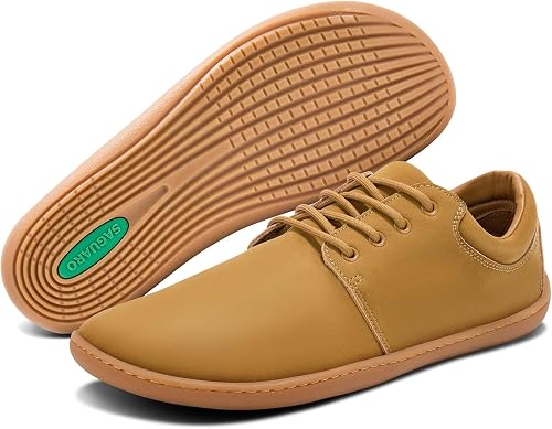 SAGUARO Zapatillas Minimalistas Barefoot Hombre - con Puntera Ancha, Noble II, Talla 36-48