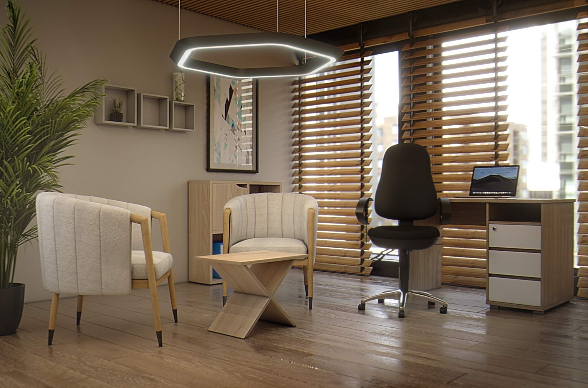 Topstar Support SY Sedia Girevole per Ufficio, Braccioli Regolabili in Altezza, Rivestimento in Tessuto Nero