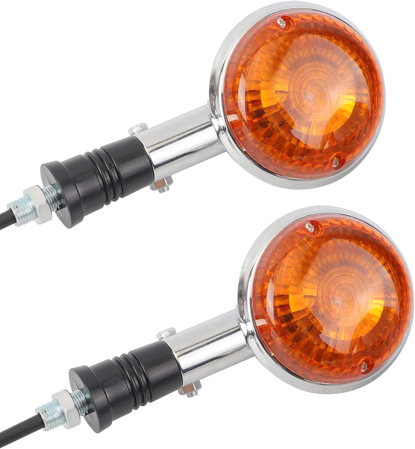 Turn Signal Indicator Light Blinker Amber lenses Fits For Yamaha Road Star Royal Star V Star 250 650 1100 Virago 250 500 535 550 700 750 920 1000 Vmax 1200 XJ700 750