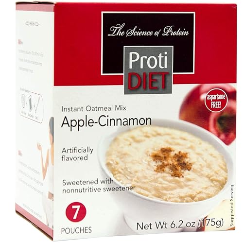 Protidiet Avena - Manzana Canela (7 bolsas de 6.2 oz por caja)