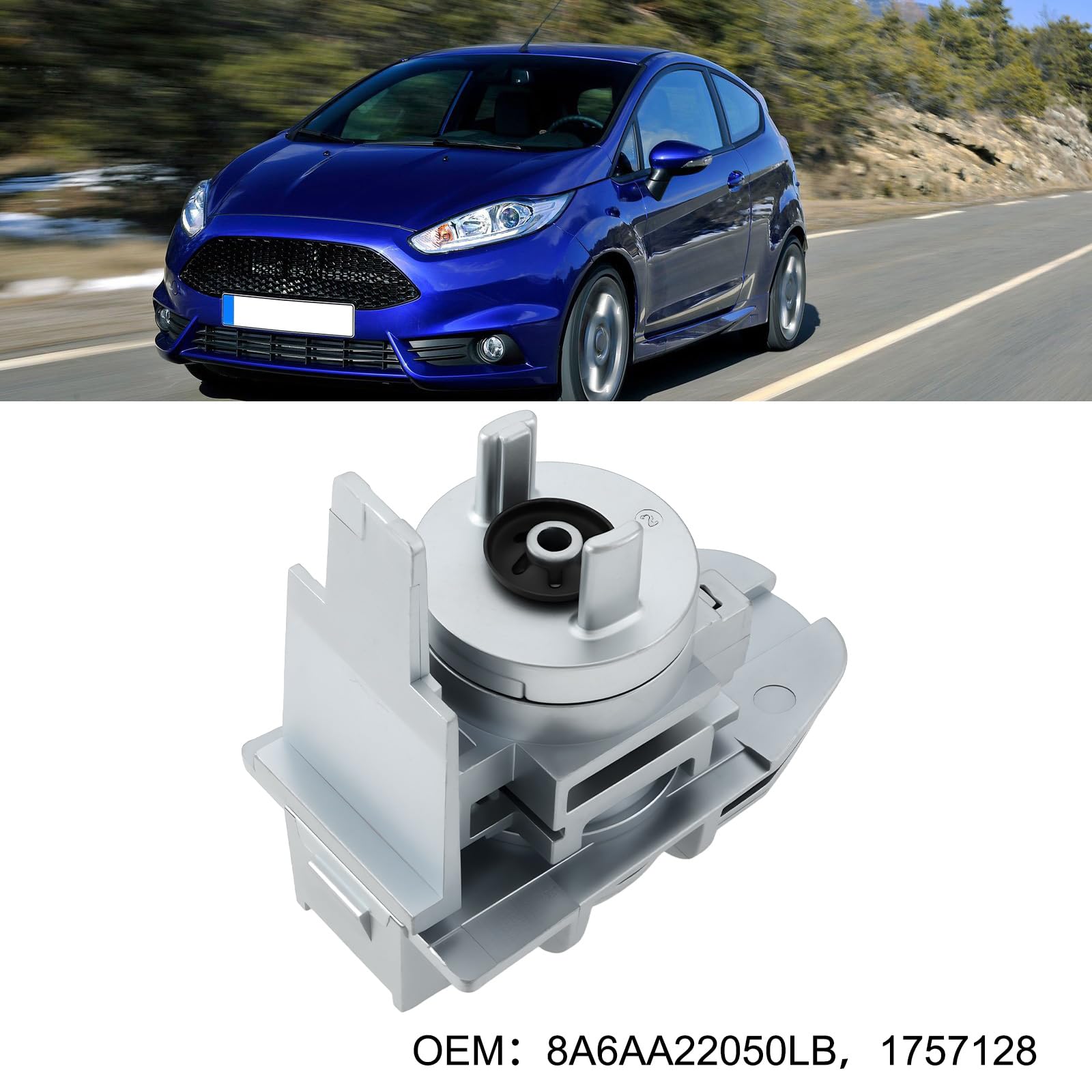 1 set di serrature per portiere auto con due chiavi 8A6AA22050LB 1757128 compatibile con Ford Fiesta MK7 2008-2012