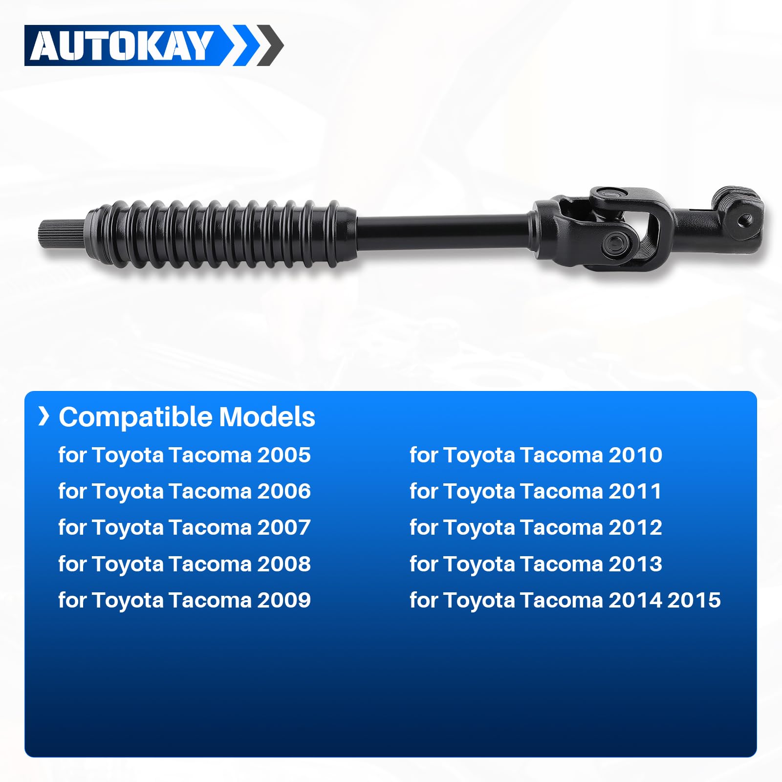 AUTOKAY 45203-04021 Albero sterzo inferiore compatibile con albero sterzo intermedio Tacoma 4WD 2005-2015