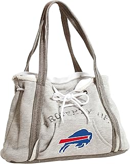 Littlearth Women's NFL Hoodie Purse, 9.5” H x 15.5” W x 4” D, Gray