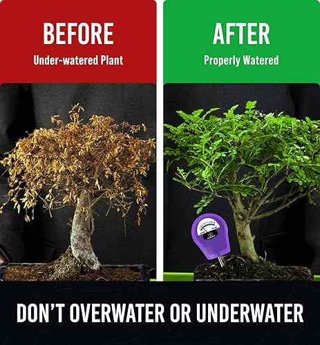 Vista 16 de GROWIT - Monitor de agua de suelo para plantas, medidor de humedad del suelo, hidrómetro para plantas, medidor de humedad de plantas