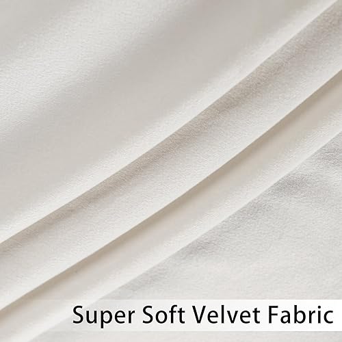 Miniatura 22 de Cortinas de terciopelo JIUZHEN, cortinas opacas suaves de terciopelo retro para dormitorio, cortinas elegantes con reducción de ruido y Rosa