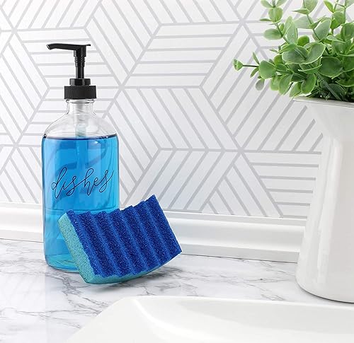 Miniatura 9 de Cornucopia Brands Botellas de bomba para platos de manos de 16 onzas (transparentes, juego de 2) dispensadores de bomba para cocina y hogar