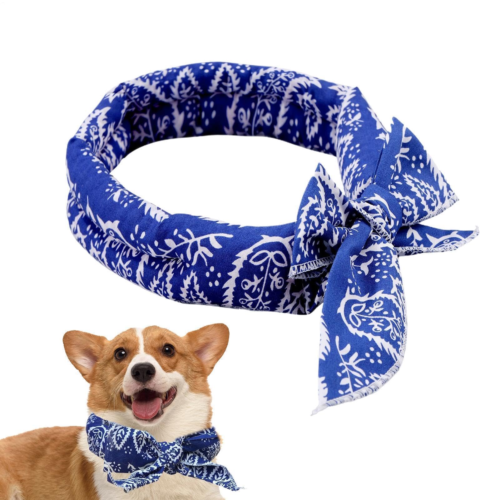 Cooling Bandana For Dogs – Instant Cooling Breathable Cloth, Ice Cold Scarf