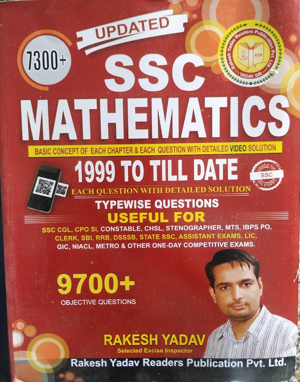 7300 + Maths (English) Rakesh Yadav SSC Mathematics 19992020